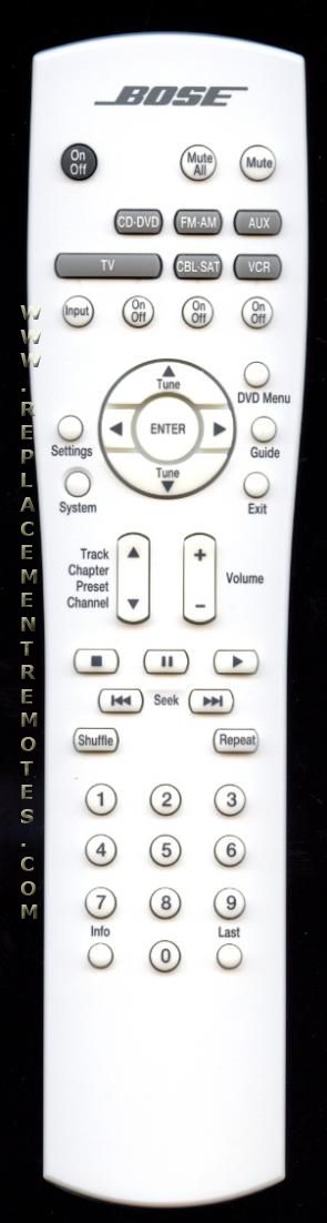 Bose Solo Replacement Remote Control Bose Solo Replacement Remote Control