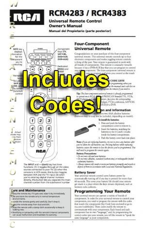 rca operating manuals