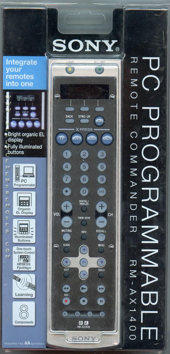 Program Sony Universal Remote Control