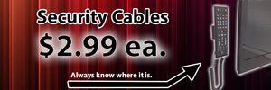 security cable for remote controls