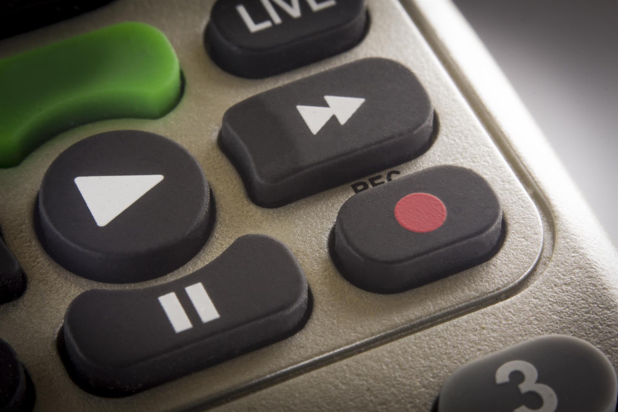 remote control play button