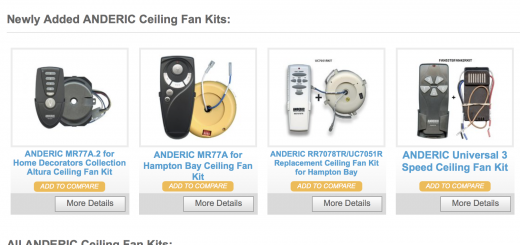 MR77A.2 New Version for Hampton Bay Altura ceiling fan receiver ...