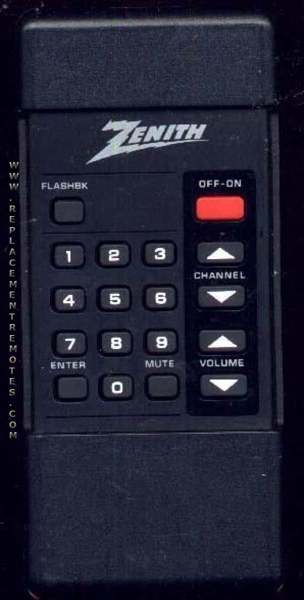 Buy Zenith 12412840 12412840 124233 TV TV Remote Control