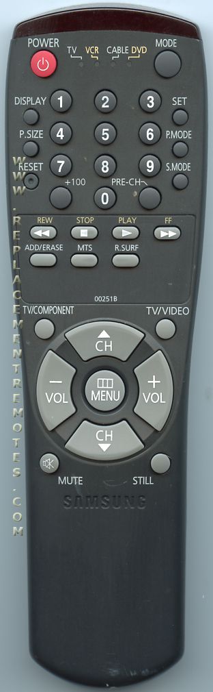 SAMSUNG 00251B TV Remote Control