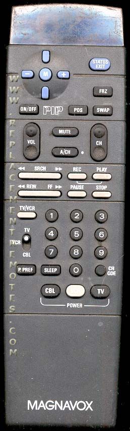 Magnavox 00M1431BBA02 VCR VCR Remote Control