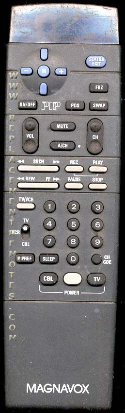 Magnavox 00M1431BBA02 VCR Remote Control
