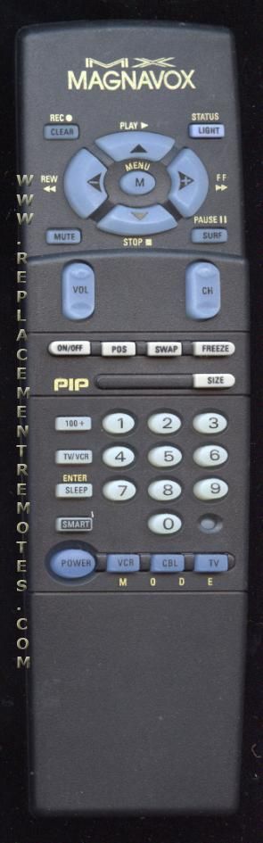 Magnavox 00X176EBAA01 VCR Remote Control