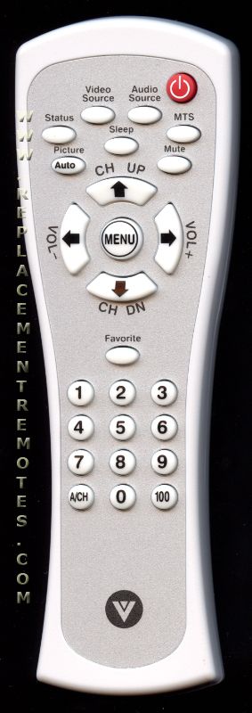 VIZIO 098003010120 TV Remote Control