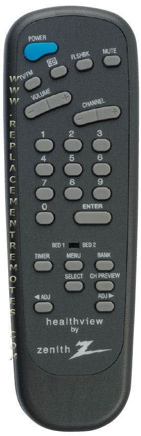 ZENITH HP602 Master TV TV Remote Control