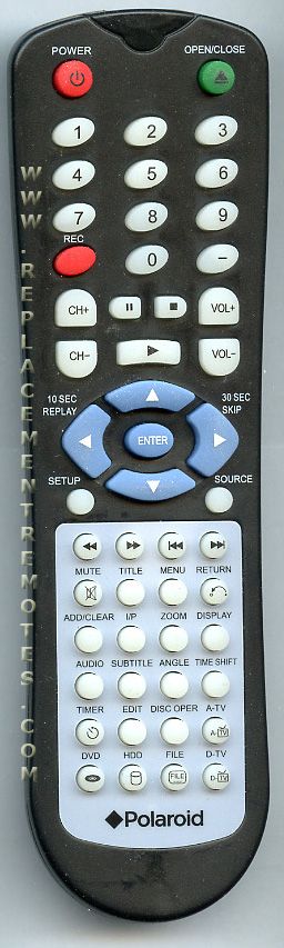 polaroid soundbar remote