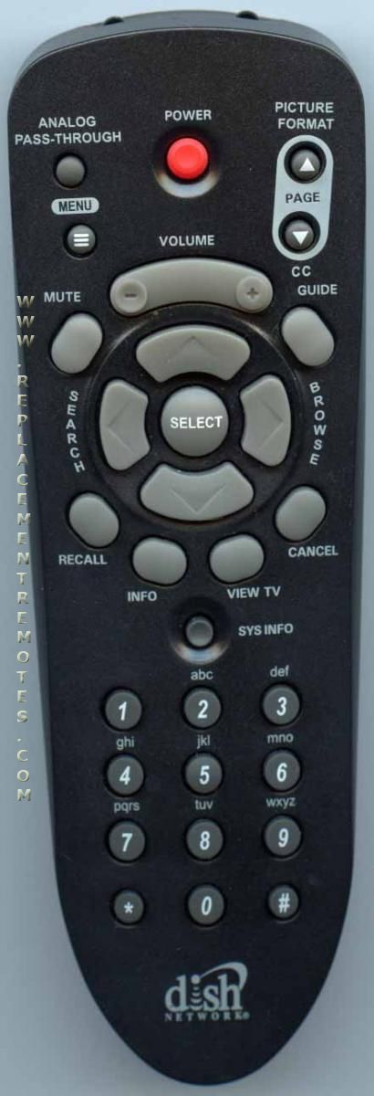 dish network remote control