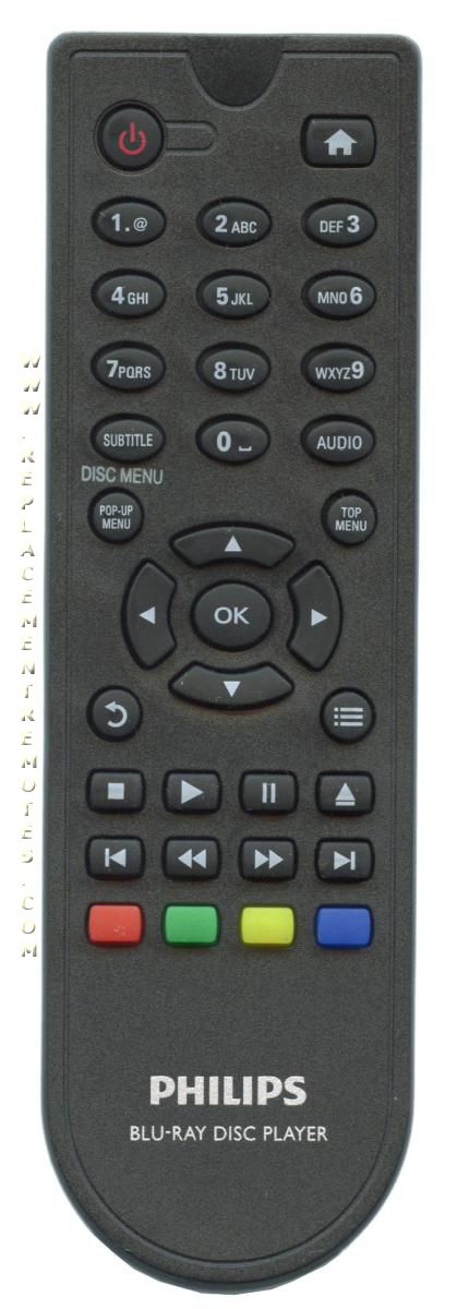 philips blu ray dvd player remote