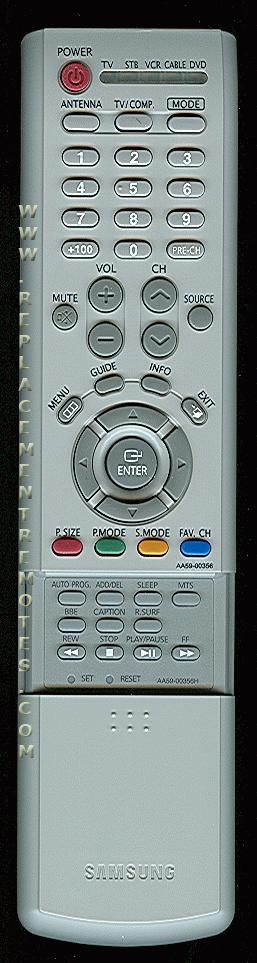 SAMSUNG AA5900356H TV Remote Control
