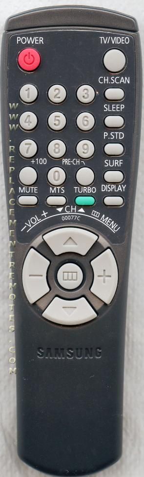 SAMSUNG 00077C TV Remote Control