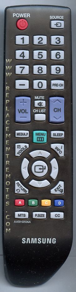 SAMSUNG AA5900506A TV Remote Control