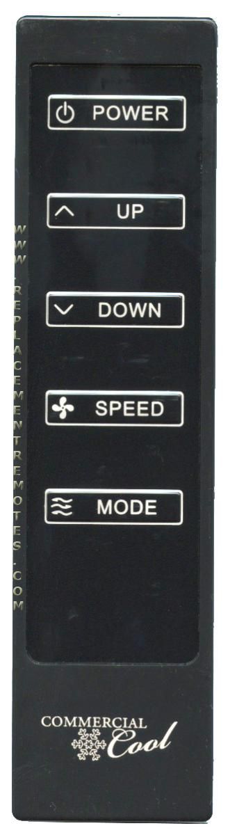 Commercial Cool AC562076 Air Conditioner Remote Control