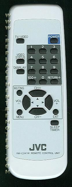 JVC RMC241W TV Remote Control