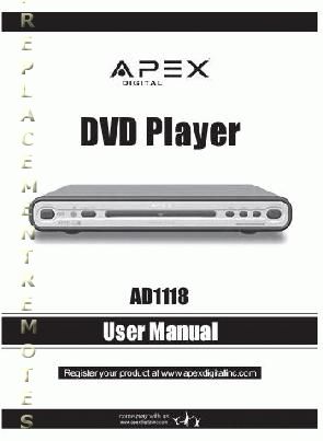 apex dvd player manual