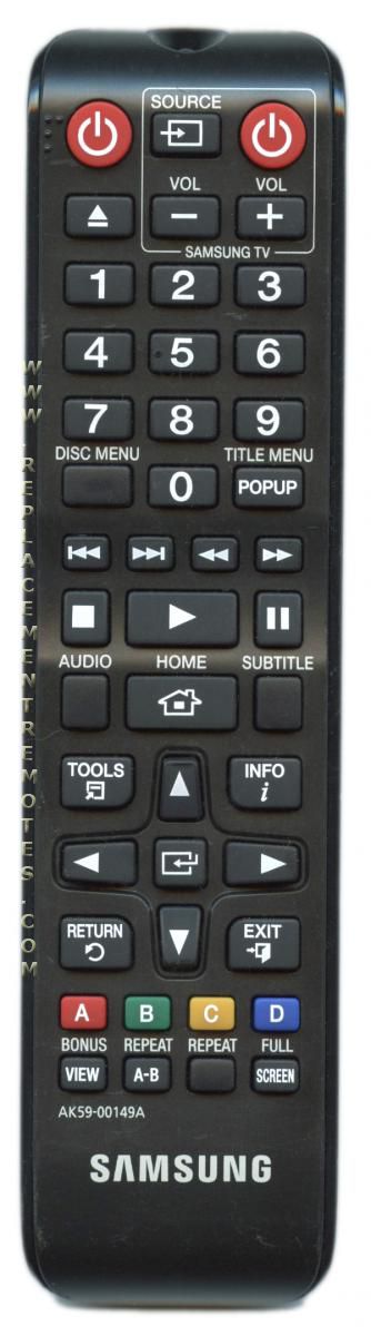Buy Samsung Aka Blu Ray Dvd Player Remote Control
