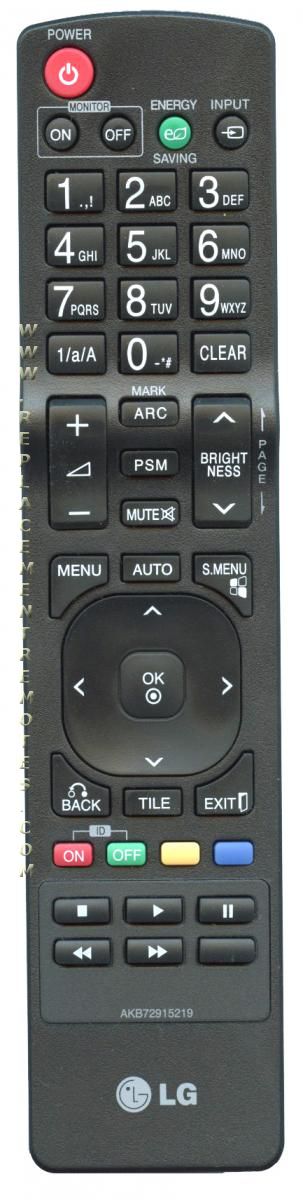 Buy LG AKB72915219 Monitor Remote Control