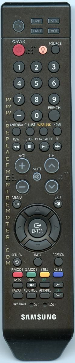 COMPATIBLE REMOTE CONTROL FOR SAMSUNG TV LN-T3242H LNT3242HX/XAA 