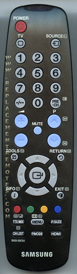 SAMSUNG BN5900676A TV Remote Control