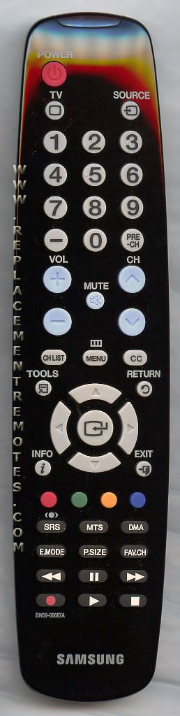 SAMSUNG BN5900687A TV Remote Control