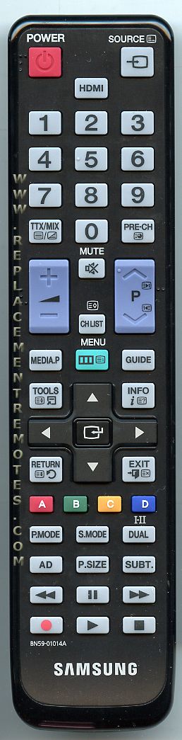 SAMSUNG BN5901014A TV Remote Control