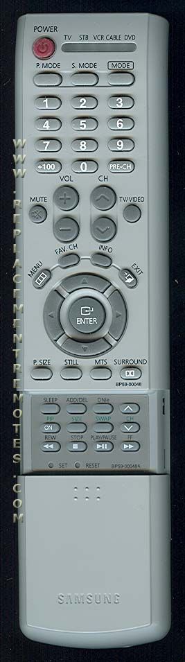 SAMSUNG BP5900048A TV Remote Control