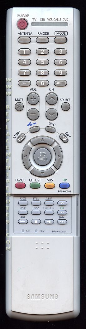 SAMSUNG BP5900084A TV Remote Control