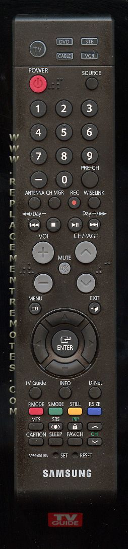 SAMSUNG BP5900115A TV Remote Control