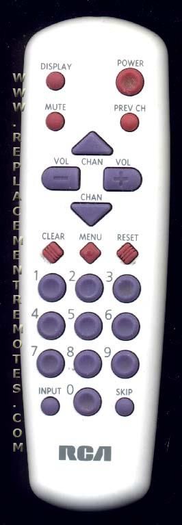 RCA CRK10A1W TV Remote Control