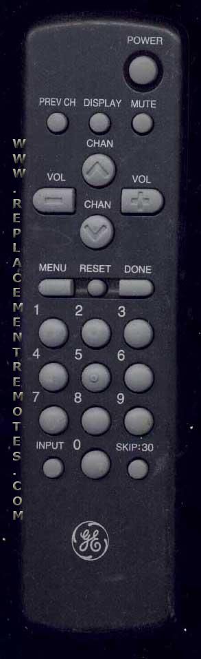 GE General Electric 9GP106 TV Remote Control