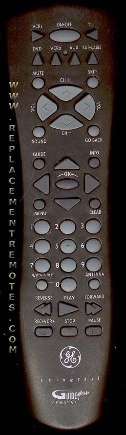 GE General Electric CRK76TB1 TV Remote Control