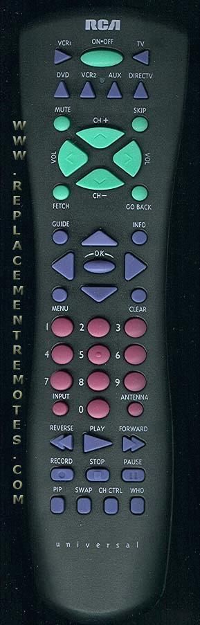 RCA CRK76TD3 TV Remote Control