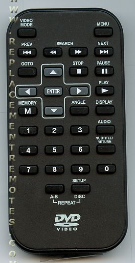 RCA DRC99731 GRAY DVD Remote Control