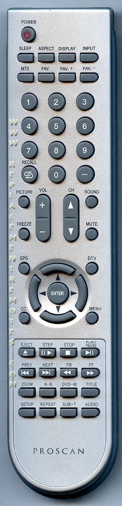 Proscan HOF08H525GPD6 TV TV Remote Control