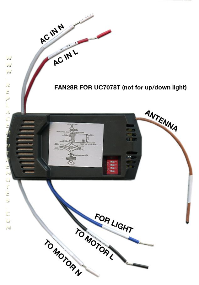 Buy Hampton Bay Receiver Only Fan28r Ceiling Fan Receiver