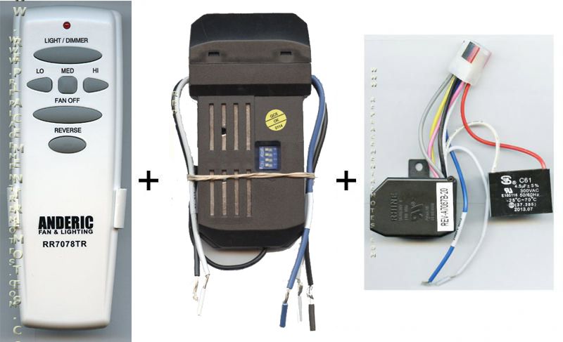 Harbor Breeze Replacement Parts For Remotes Remote More Details Anderic Fan28rrevkit Ceiling Fan Kits