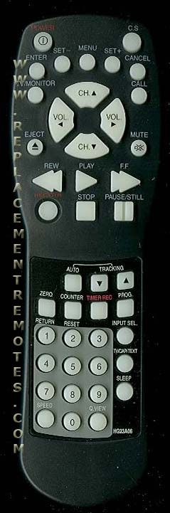 ZENITH HG23A06 TV TV Remote Control