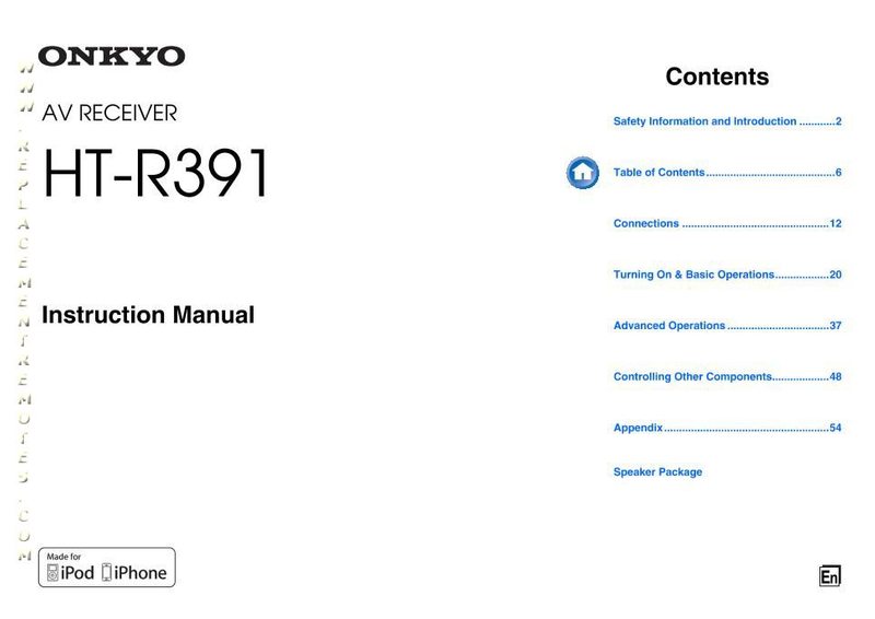Buy ONKYO HTR391om HTR391 HTS3500 Operating Manual