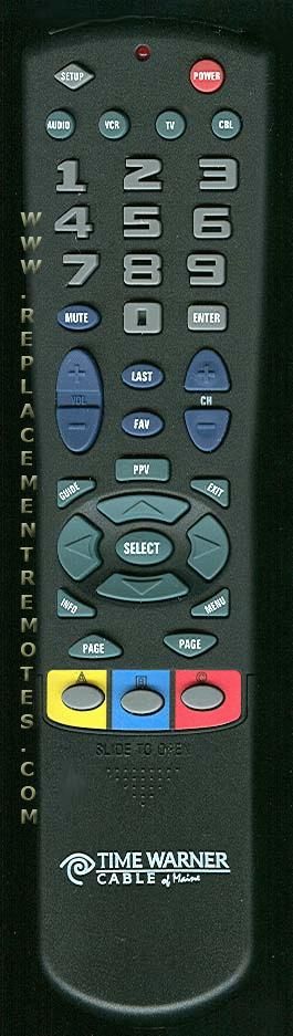 TIME-WARNER MKT877A00 Cable Box Cable Remote Control
