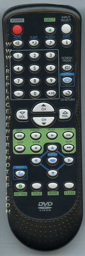 Buy EMERSON NF607UD TV/DVD Combo Remote Control