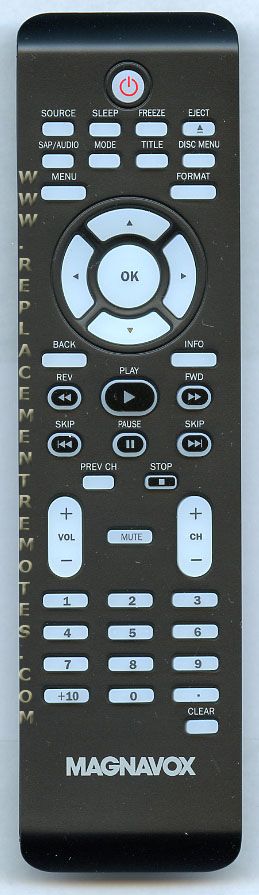 magnavox remote codes for tv dvd