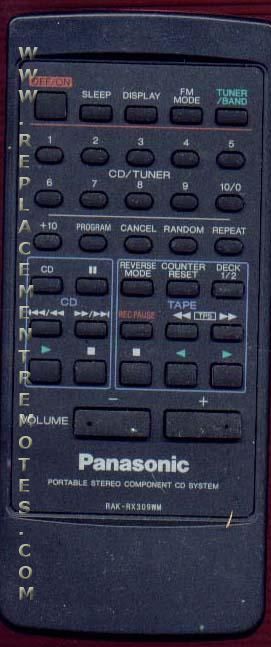 Buy Panasonic RAK  RX309WM RAKRX309WM RAKRX309 Audio 