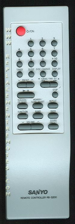 Buy SANYO RBS200 -6450417153 Remote Control