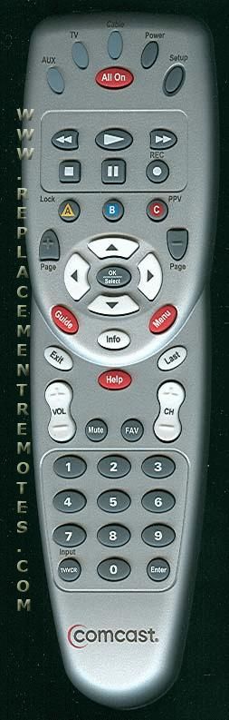 Comcast URC1058BG0 Cable Remote Control