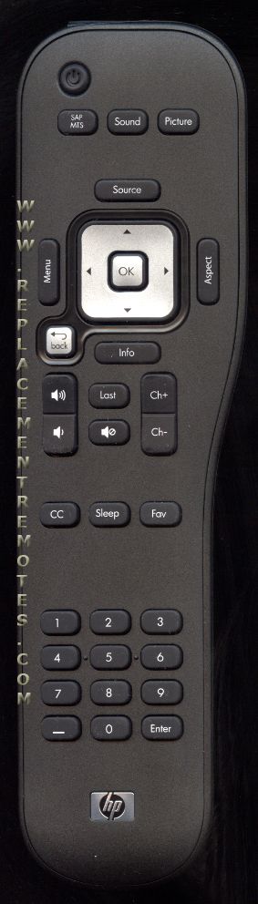 HP RC1803504/06 PC Media Center System Media Remote Control