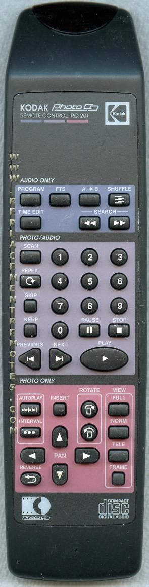 Buy Kodak RC-201 RC201 Photo CD -RC201 Remote Control