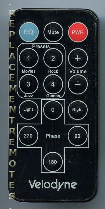 velodyne remote control